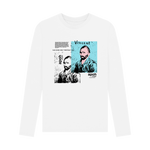 White Printed Long Sleeve T Shirt