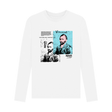 White Printed Long Sleeve T Shirt