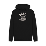 Black Printed Hoody Front
