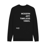 Black Printed Sweater