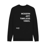 Black Printed Sweater