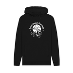 Black Printed Hoody Front