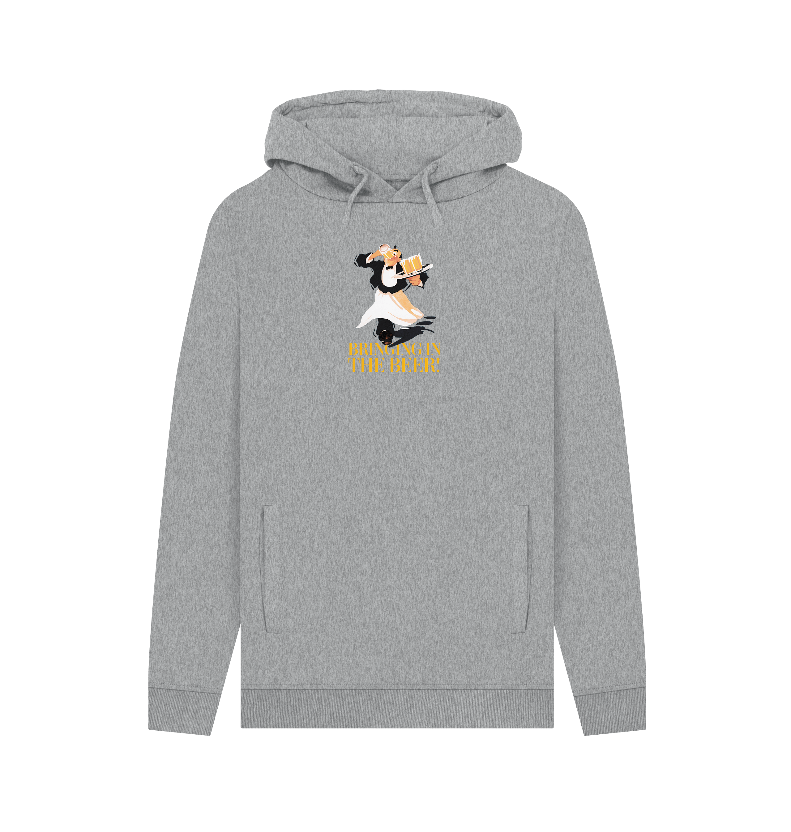 Light Heather Printed Hoody Front