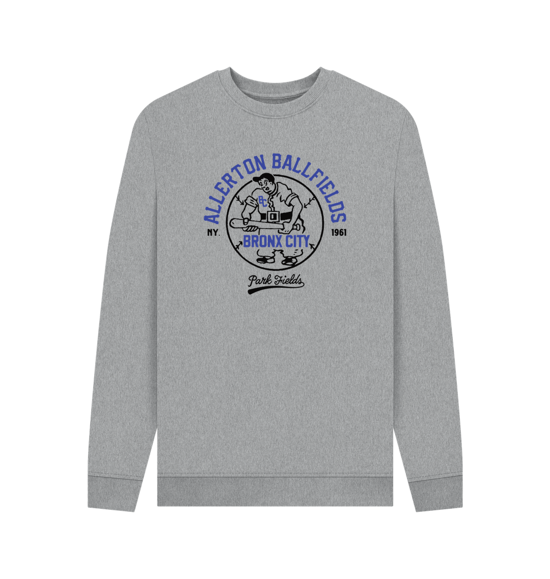 Light Heather Printed Sweater Front