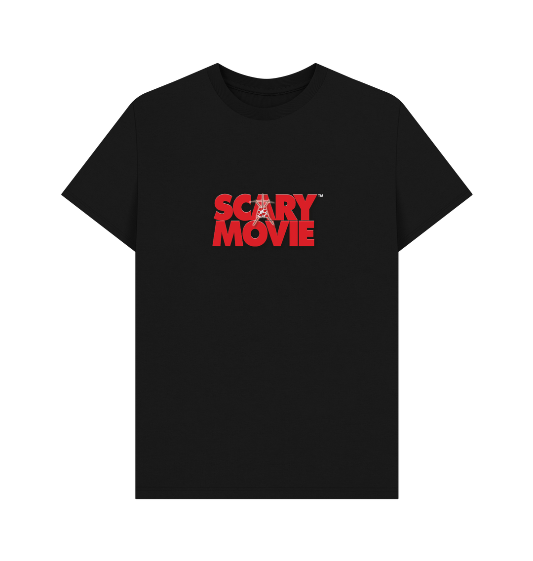 Black Printed T-shirt Front