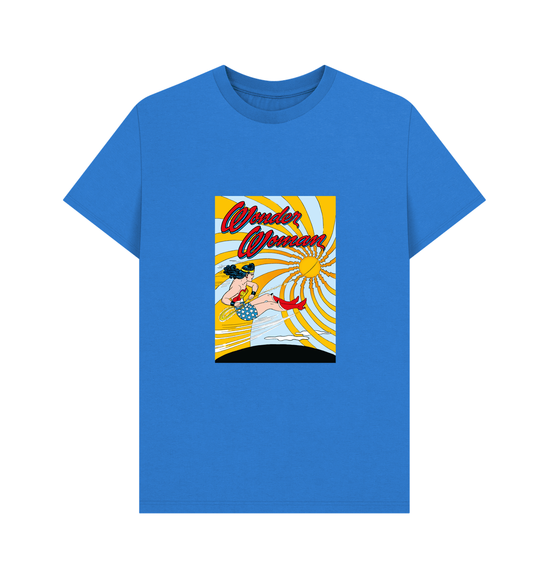 Bright Blue Printed T-shirt