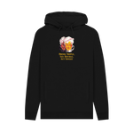 Black Printed Hoody Front
