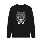 Black Printed Sweater