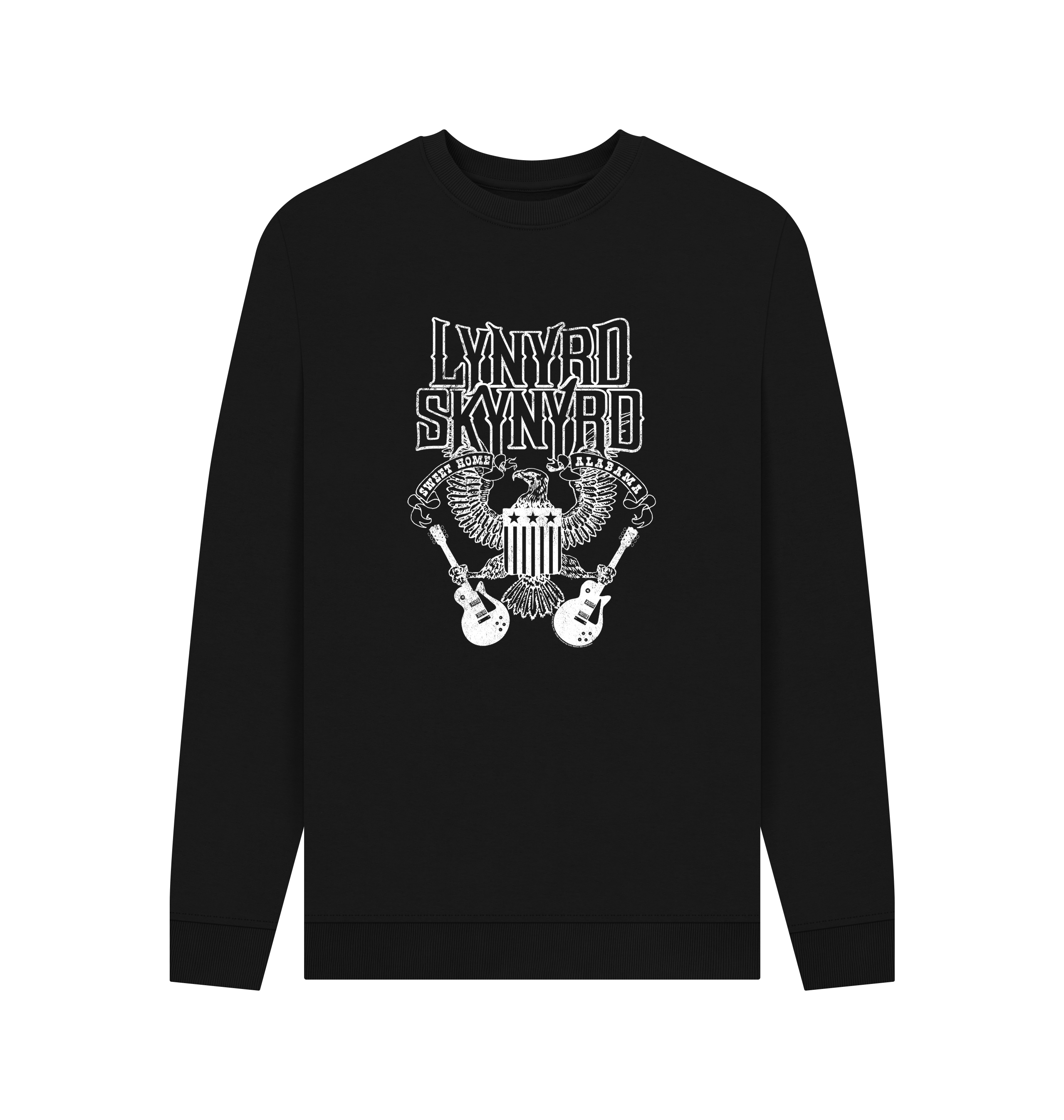 Black Printed Sweater