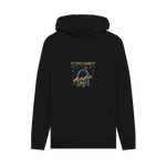 Black Printed Hoody