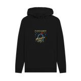 Black Printed Hoody