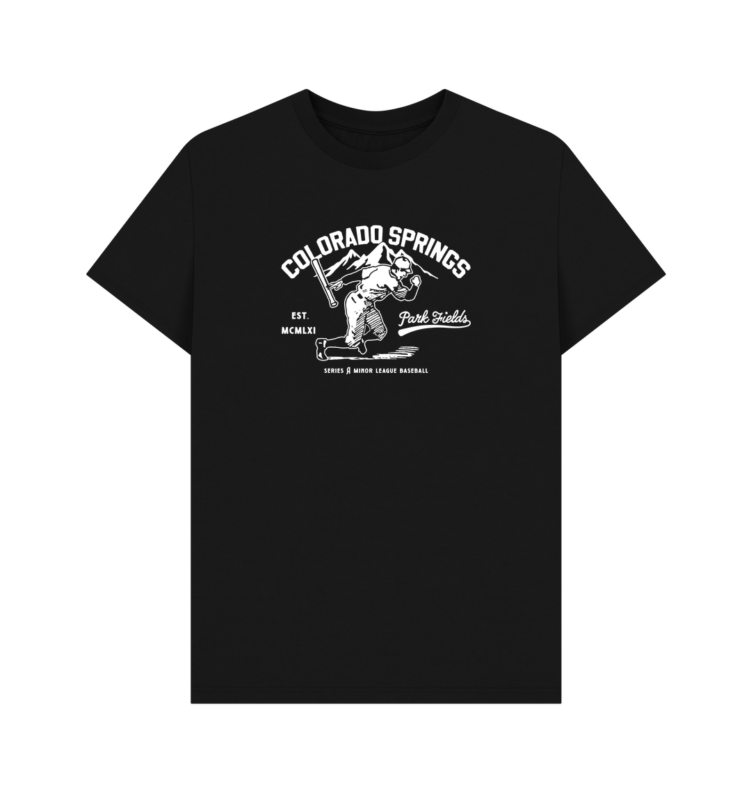 Black Printed T-shirt Front