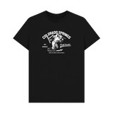 Black Printed T-shirt Front