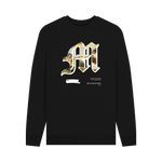 Black Printed Sweater