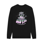 Black Printed Sweater