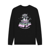 Black Printed Sweater