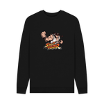 Black Printed Sweater