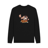 Black Printed Sweater