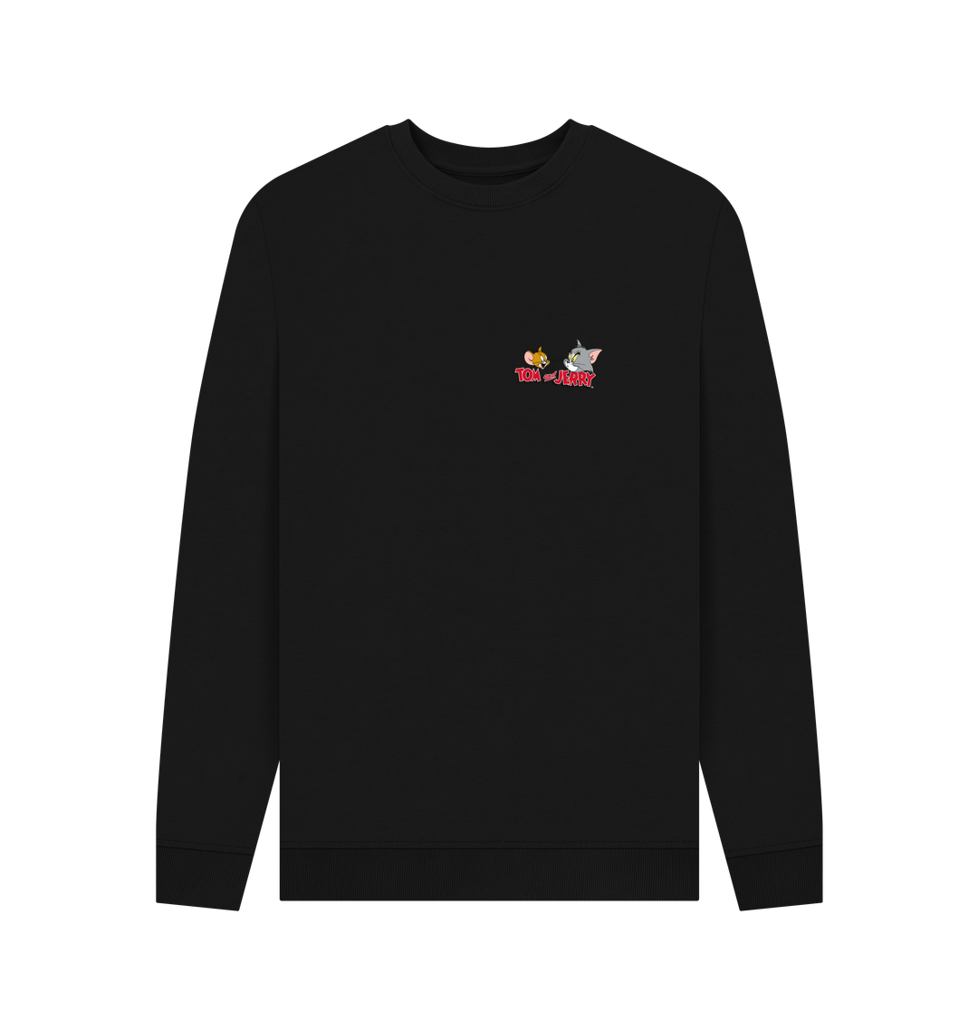 Black Printed Sweater