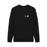 Black Printed Sweater