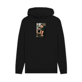 Black Printed Hoody