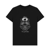 Black Printed T-shirt Front