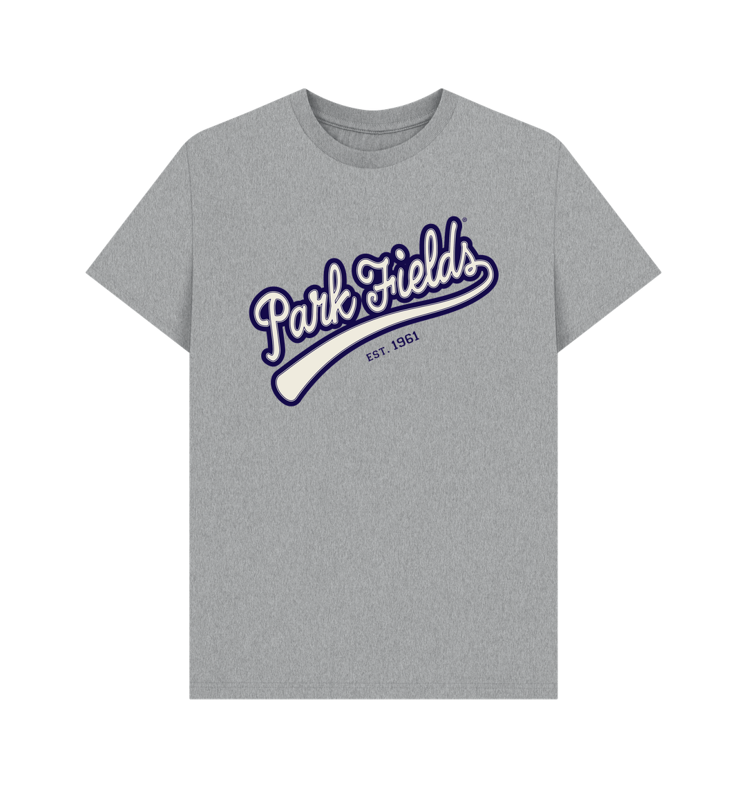 Athletic Grey Printed T-shirt Front