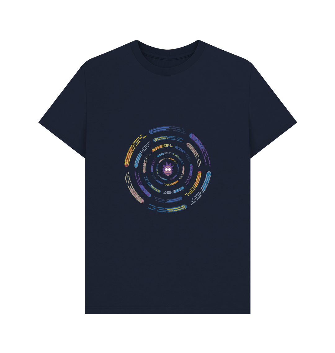 Navy Blue Printed T-shirt
