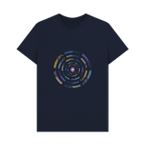 Navy Blue Printed T-shirt