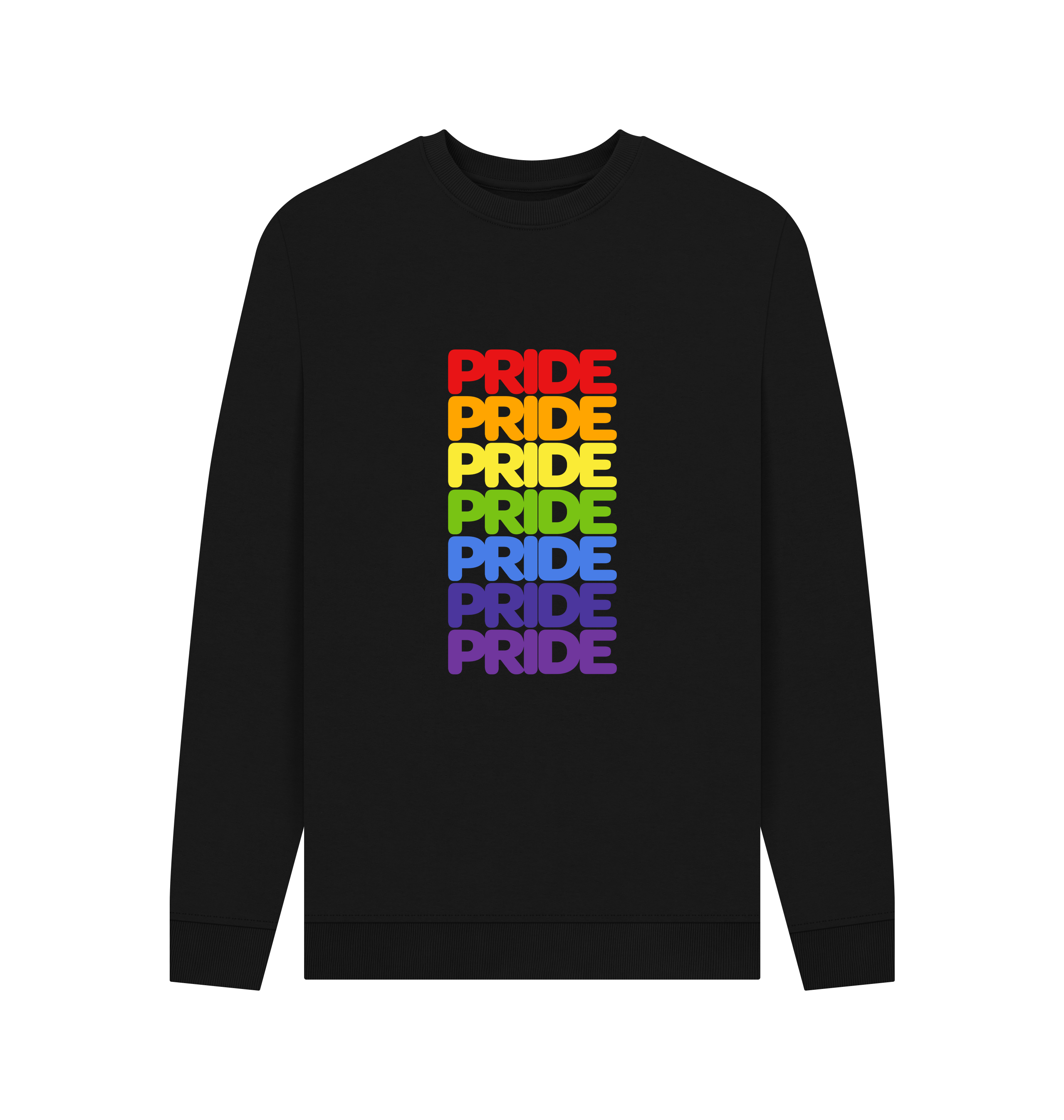 Black Printed Sweater