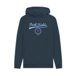 Navy Printed Hoody Front