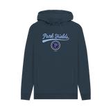 Navy Printed Hoody Front