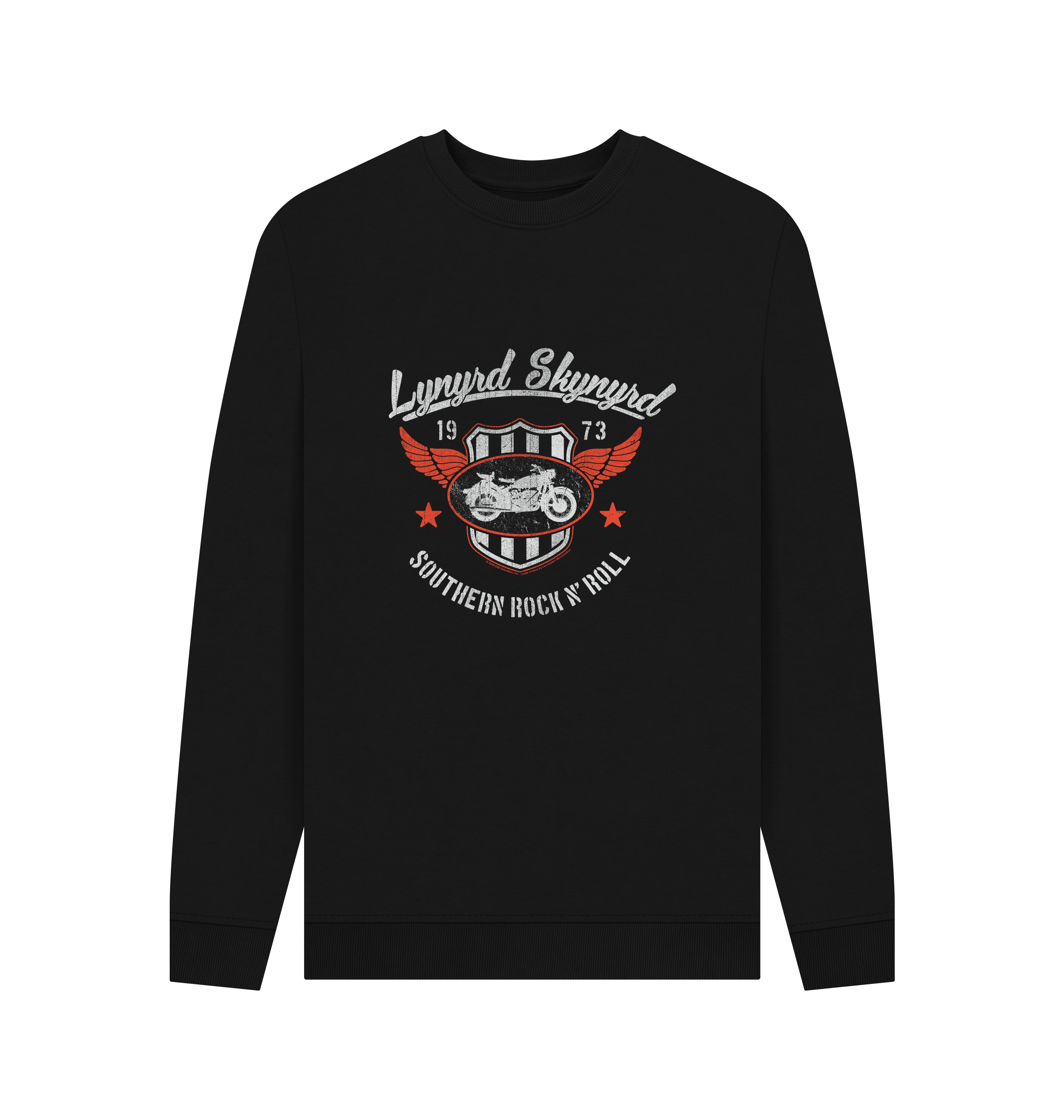 Black Printed Sweater