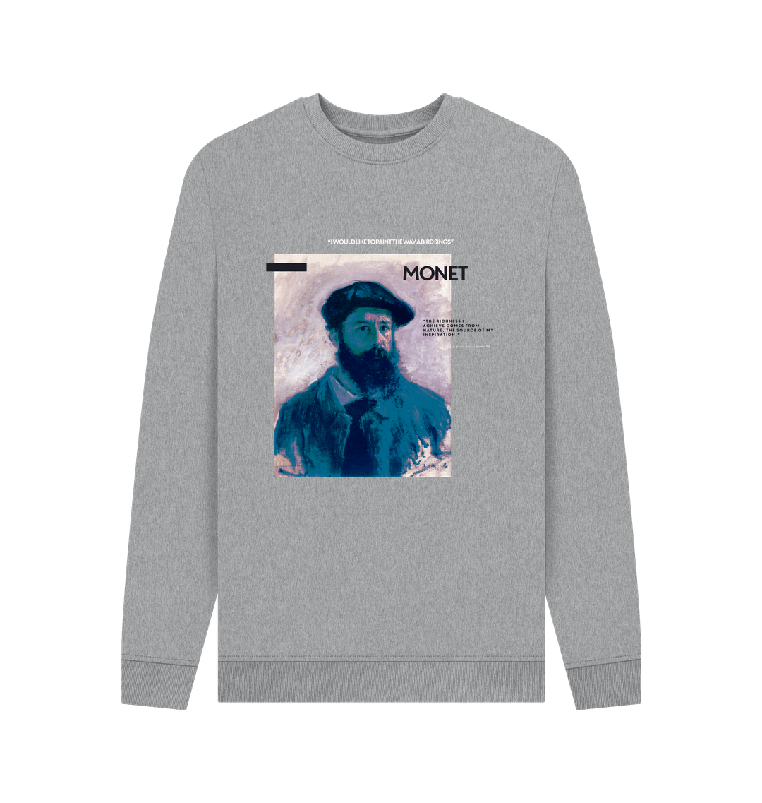 Light Heather Printed Sweater
