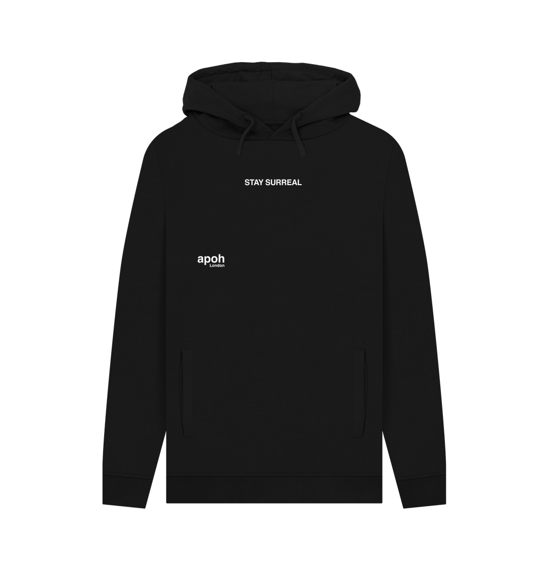 Black Printed Hoody