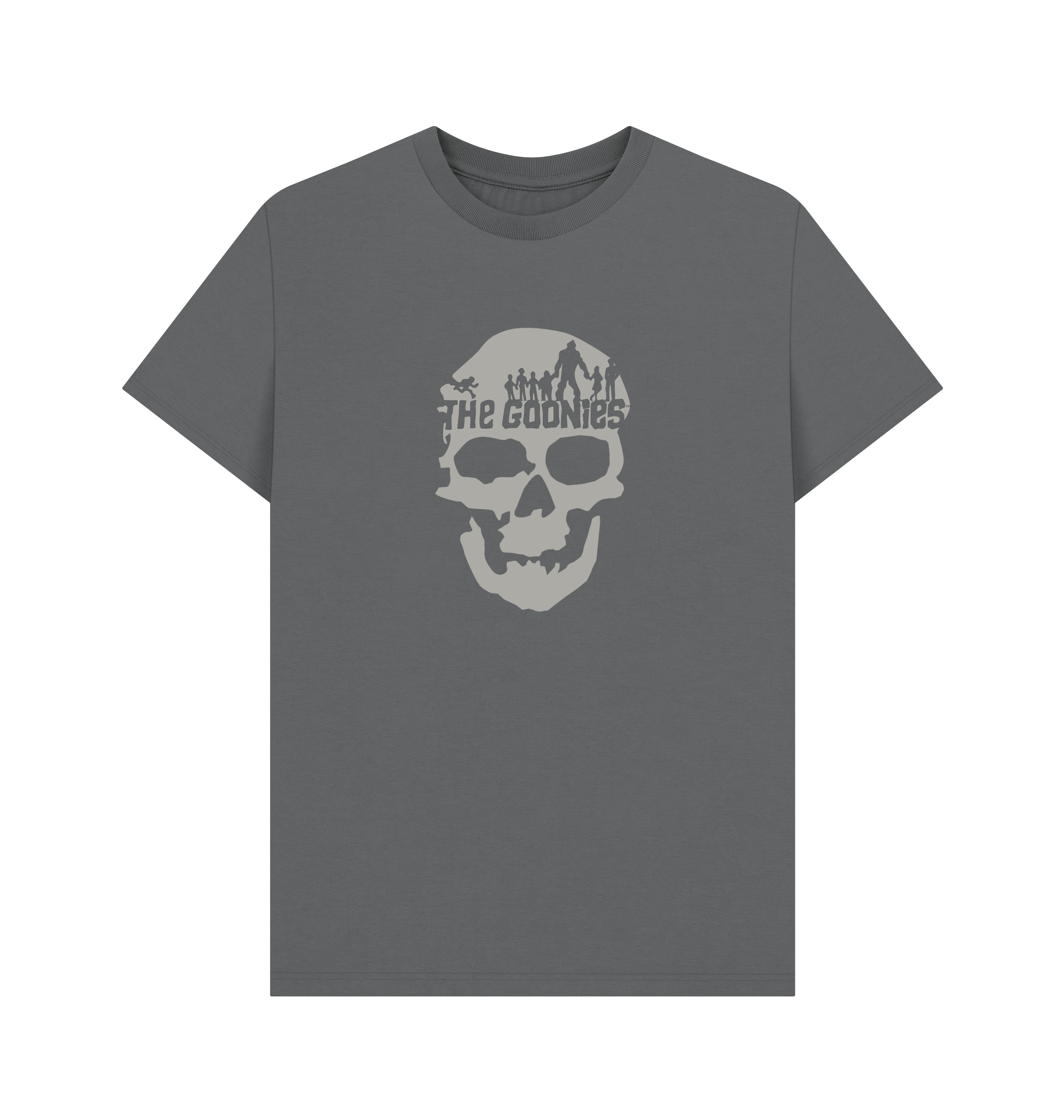 Slate Grey Printed T-shirt Front