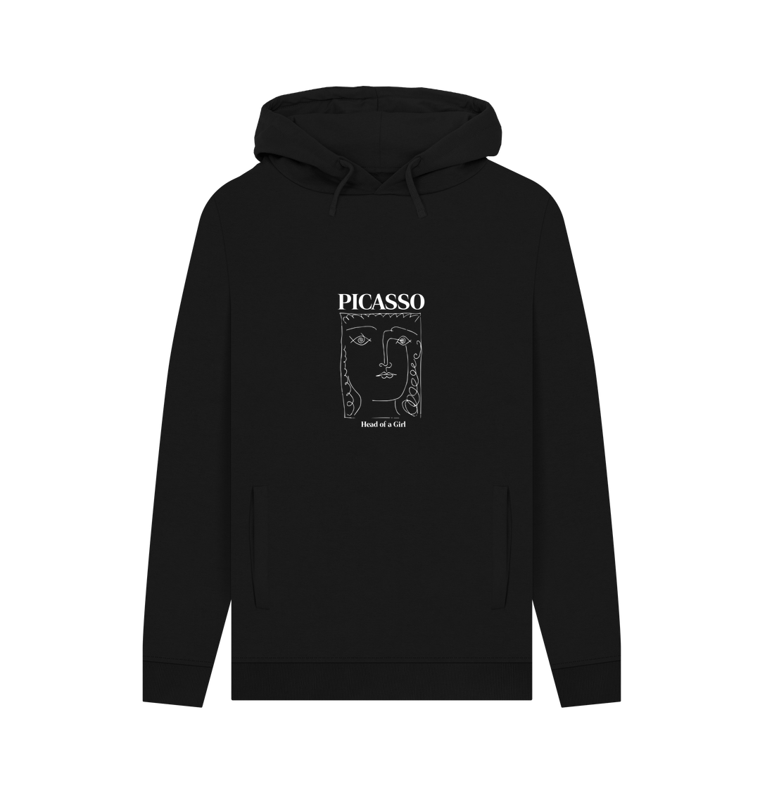 Black Printed Hoody