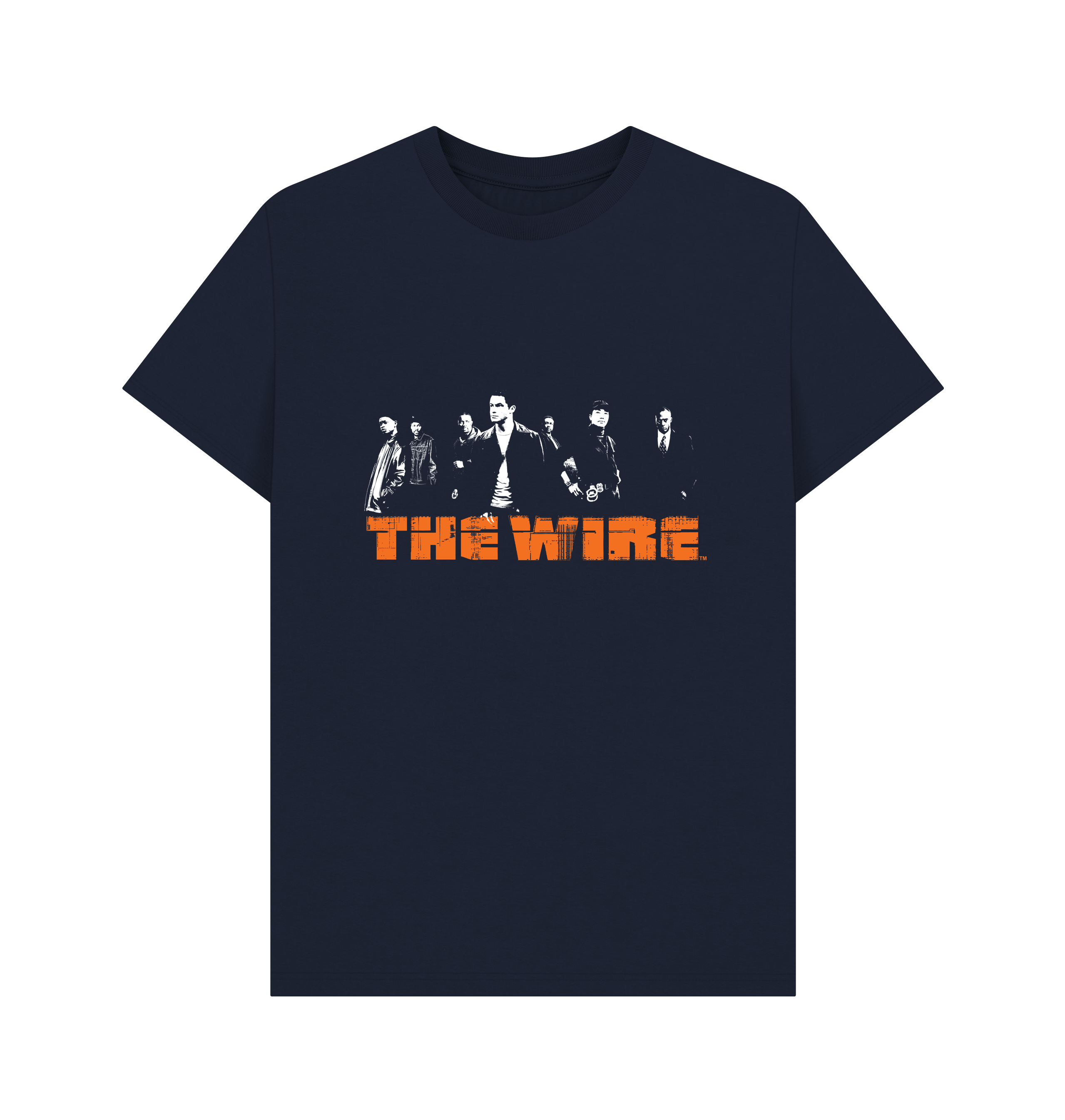 Navy Blue Printed T-shirt