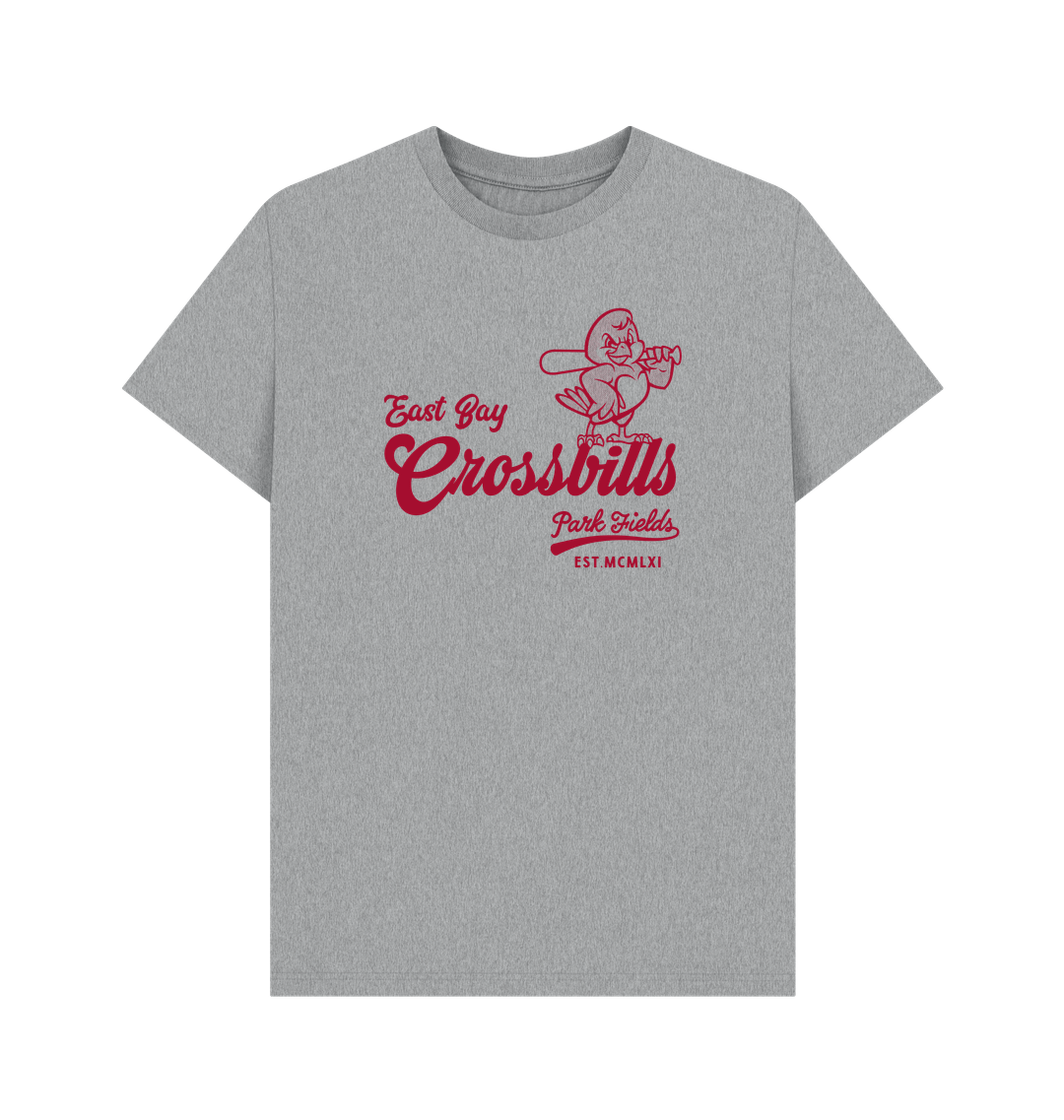 Athletic Grey Printed T-shirt Front