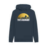 Navy Printed Hoody Front