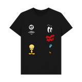 Tweety  80th Anniversary Icons Black T-Shirt