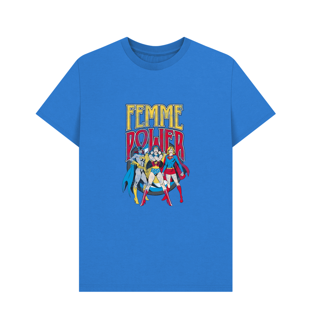Bright Blue Printed T-shirt