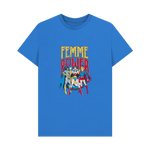 Bright Blue Printed T-shirt