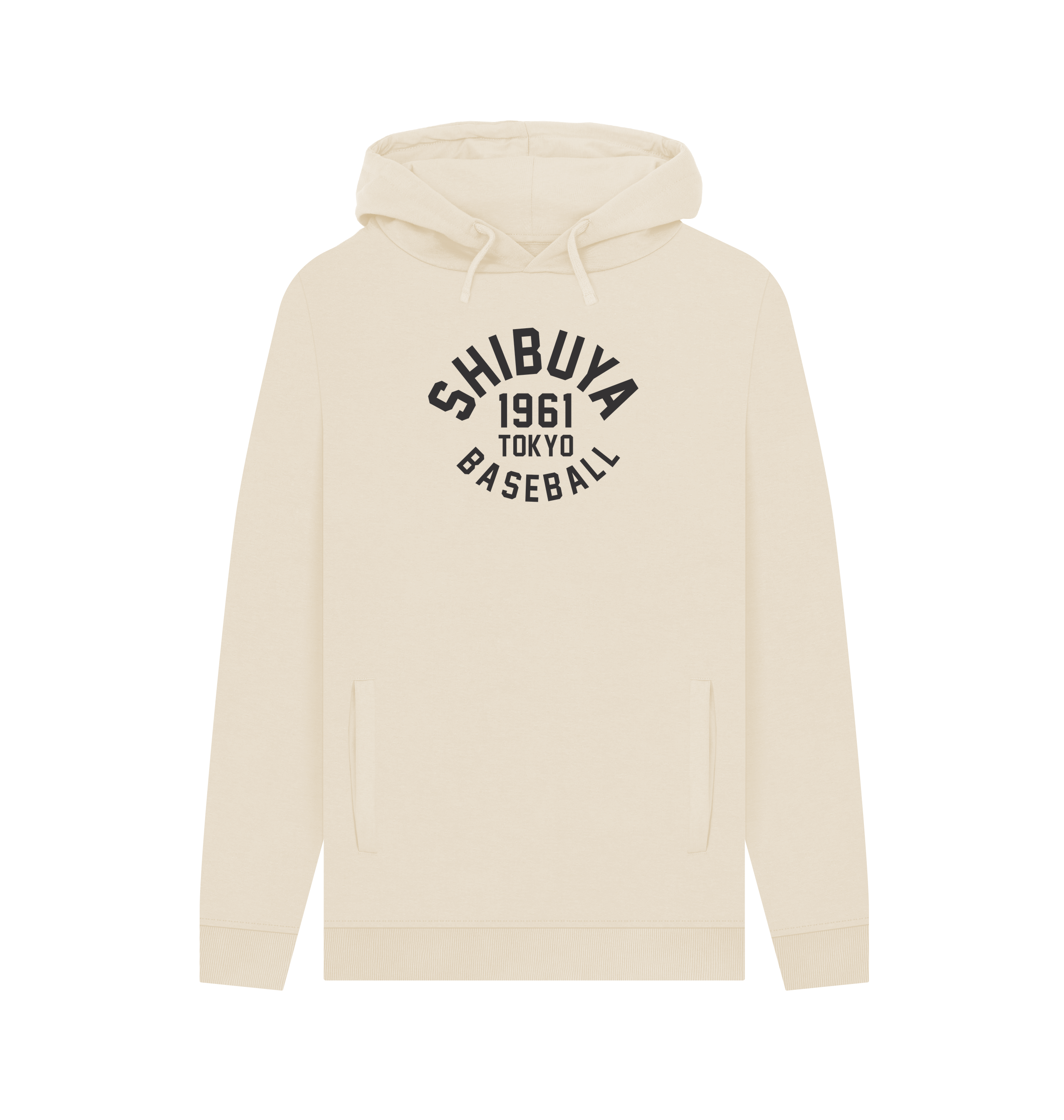 Oat Printed Hoody Front