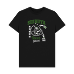 Black Printed T-shirt Front