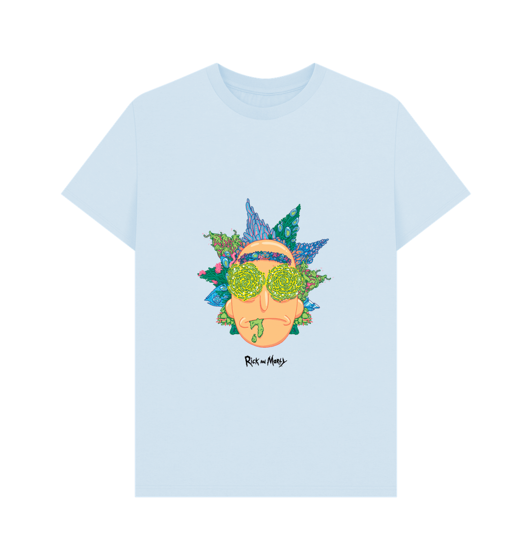 Sky Blue Printed T-shirt
