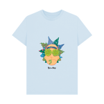 Sky Blue Printed T-shirt