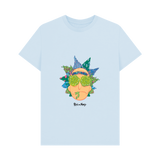 Sky Blue Printed T-shirt