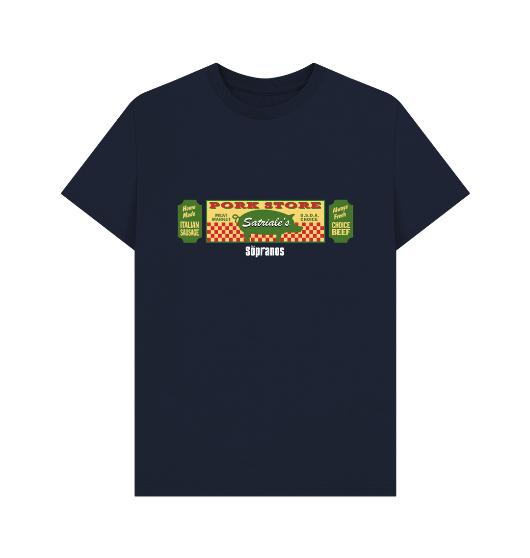 Navy Blue Printed T-shirt