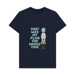 Navy Blue Printed T-shirt